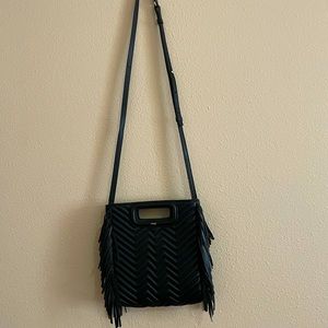 Maje quilted leather crossbody